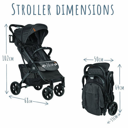 Photo of Amababy Compact stroller dimensions