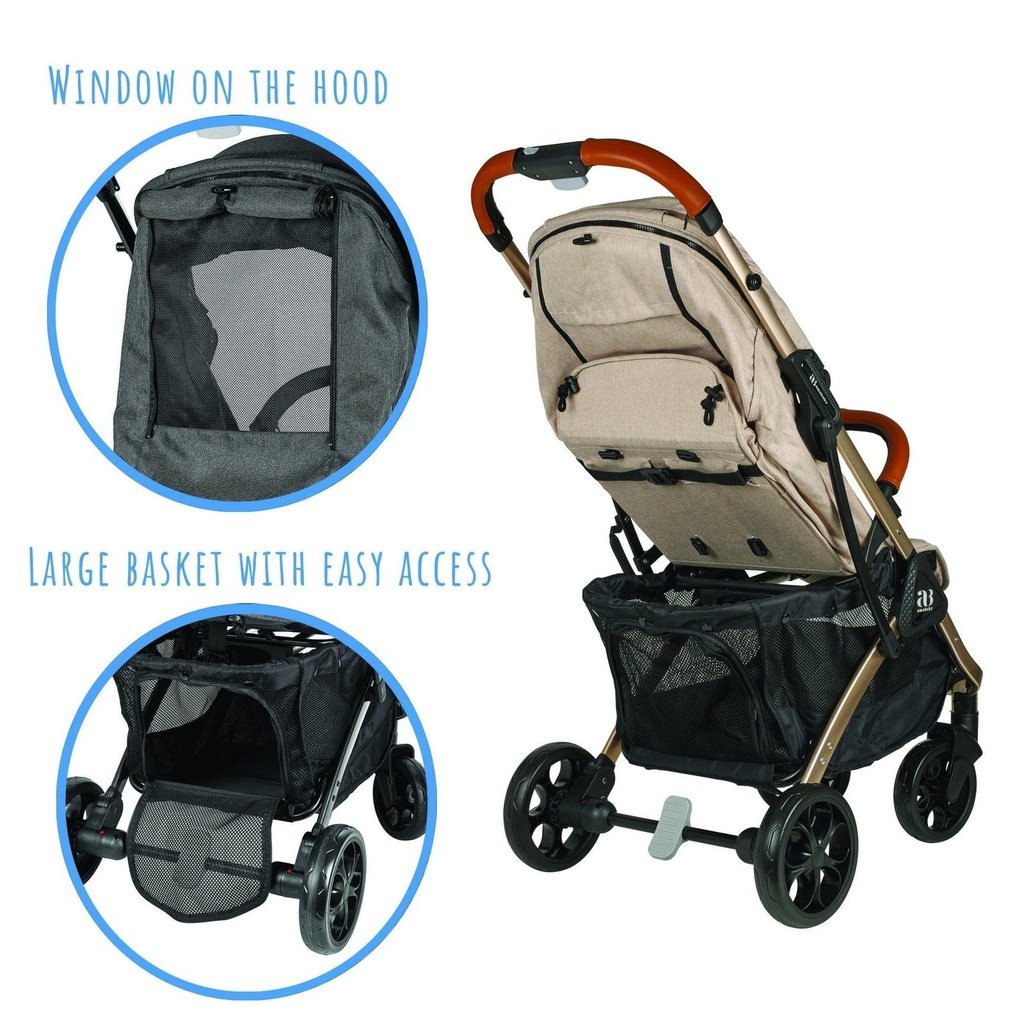 Stroller with outlet biggest basket