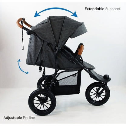 Photo of Amababy Swift stroller sunhood and recline