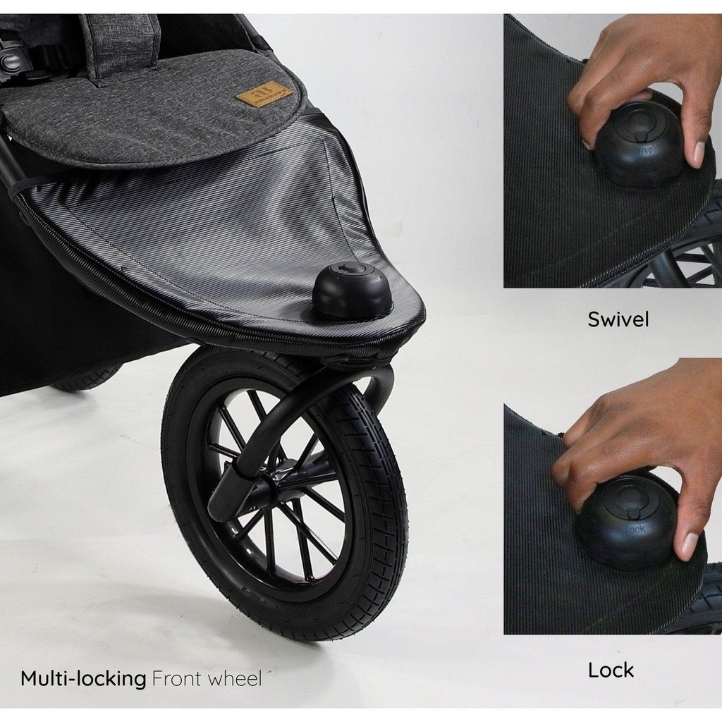 Photo of Amababy Swift stroller multilocking wheel