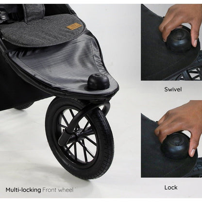 Photo of Amababy Swift stroller multilocking wheel